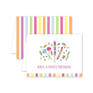 Dogwood Hill Colorful Candy Birthday Card