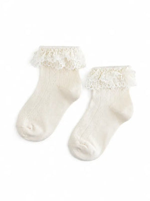Little Stocking Co. Lace Bobby Socks - Multiple Colors!