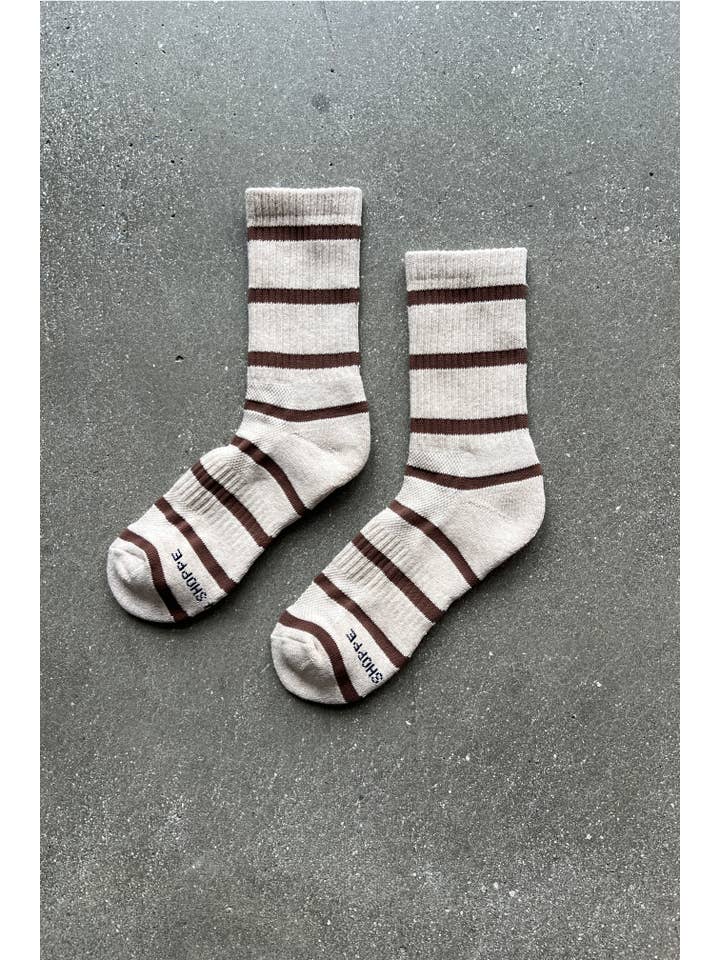 Le Bon Shoppe Striped Boyfriend Socks