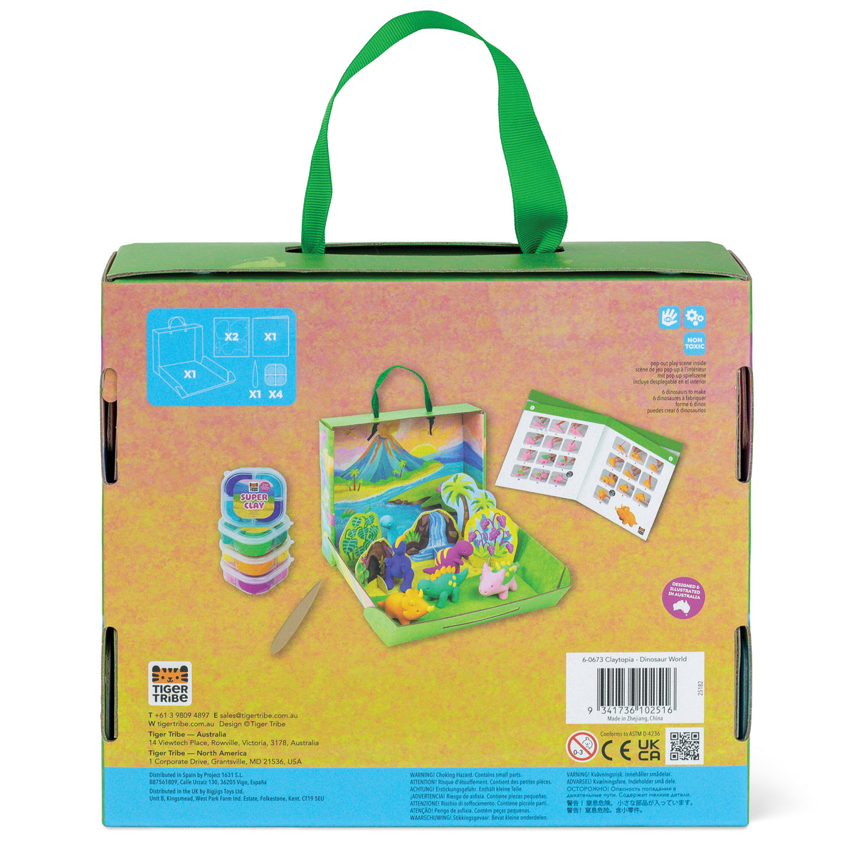 Tiger Tribe Dinosaur World Claytopia