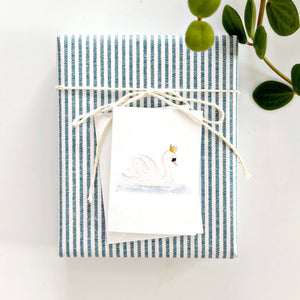 Emily Lex Studio Mini Enclosure Notecard in Swan