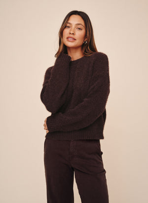 B2001-G82-300 - DROP SHOULDER SWEATER