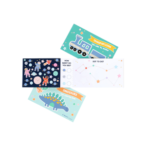 MagicPlaybook Set of 3 Blue Kids’ Activity Books Travel & On-the-Go Fun