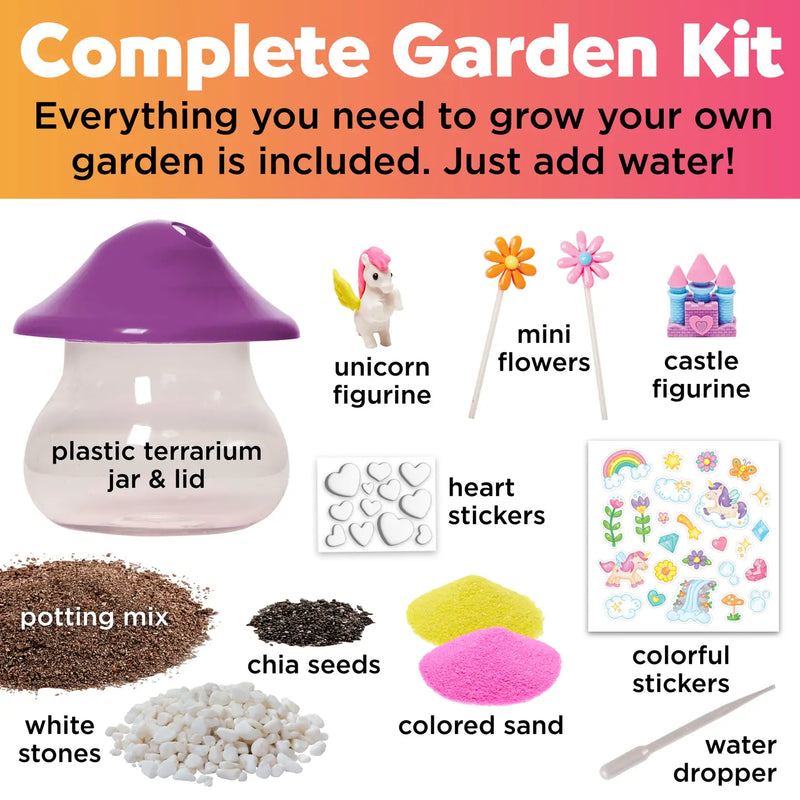 Faber-Castell Plant & Grow Unicorn Terrarium Craft Kit