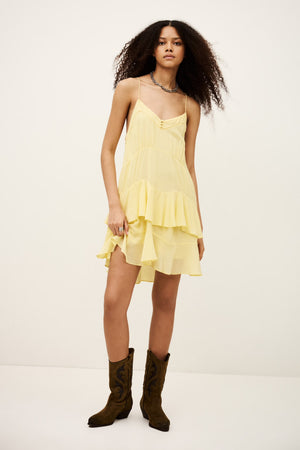 ba&sh Bilona Dress in Vanille