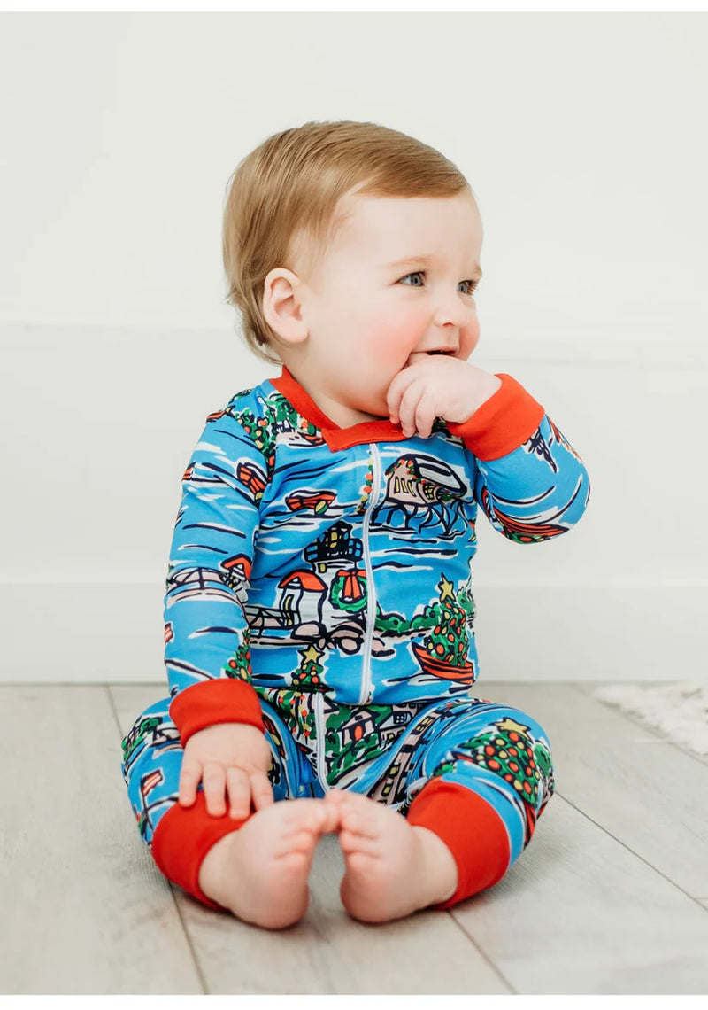 Maddie & Connor Harborside Holiday One Piece PJ