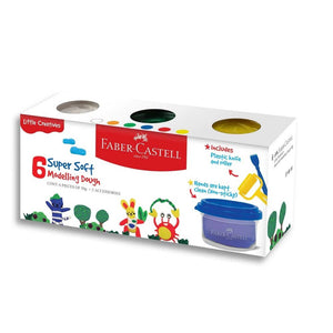 Faber-Castell Little Creatives Supersoft Modeling Dough Set of 6