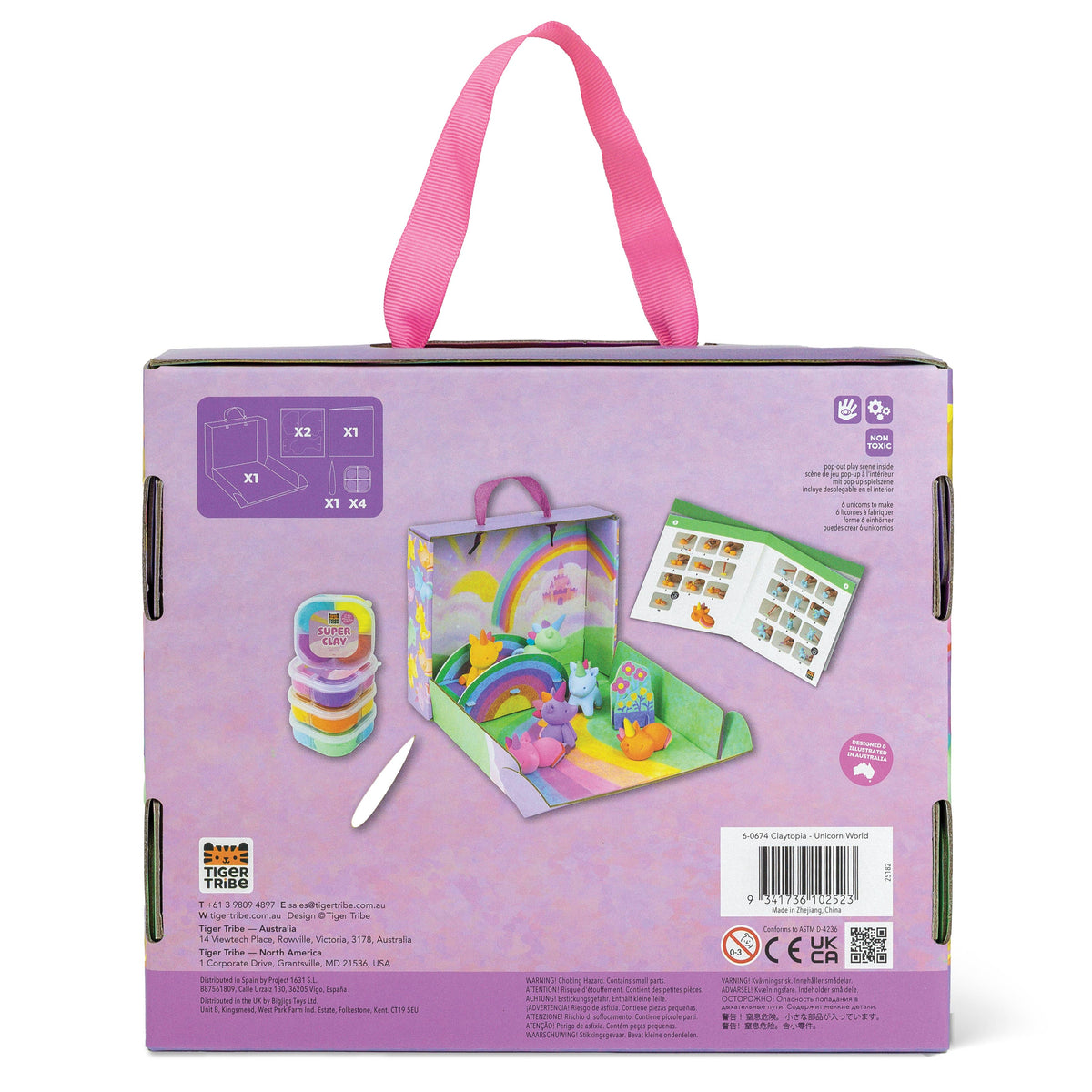 Tiger Tribe Unicorn World Claytopia
