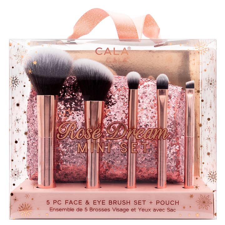 CALA Rose Dream 5 Piece Brush Set Gift