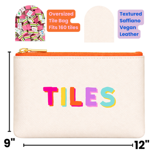 Aspen Lane Mahjong Tile Storage Bag Mahjong Gift | 4 Colors *NEW