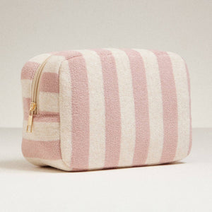 Frem Striped Terry Fabric Travel Pouch