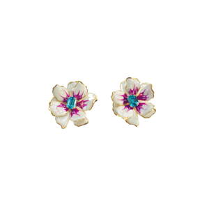 The Pink Reef - The Pink Reef Small Pearl and Purple Jewel Box