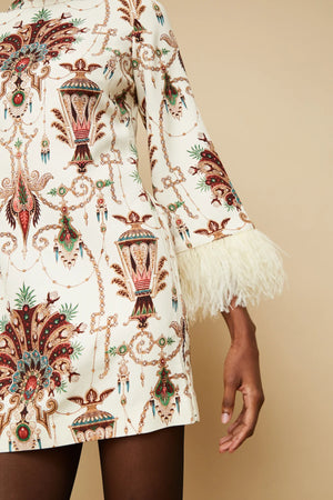 Cara Cara Vida Dress in Bejeweled Ivory