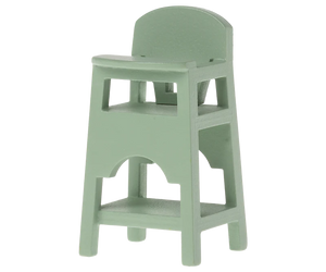 Maileg Mouse High Chair in Mint