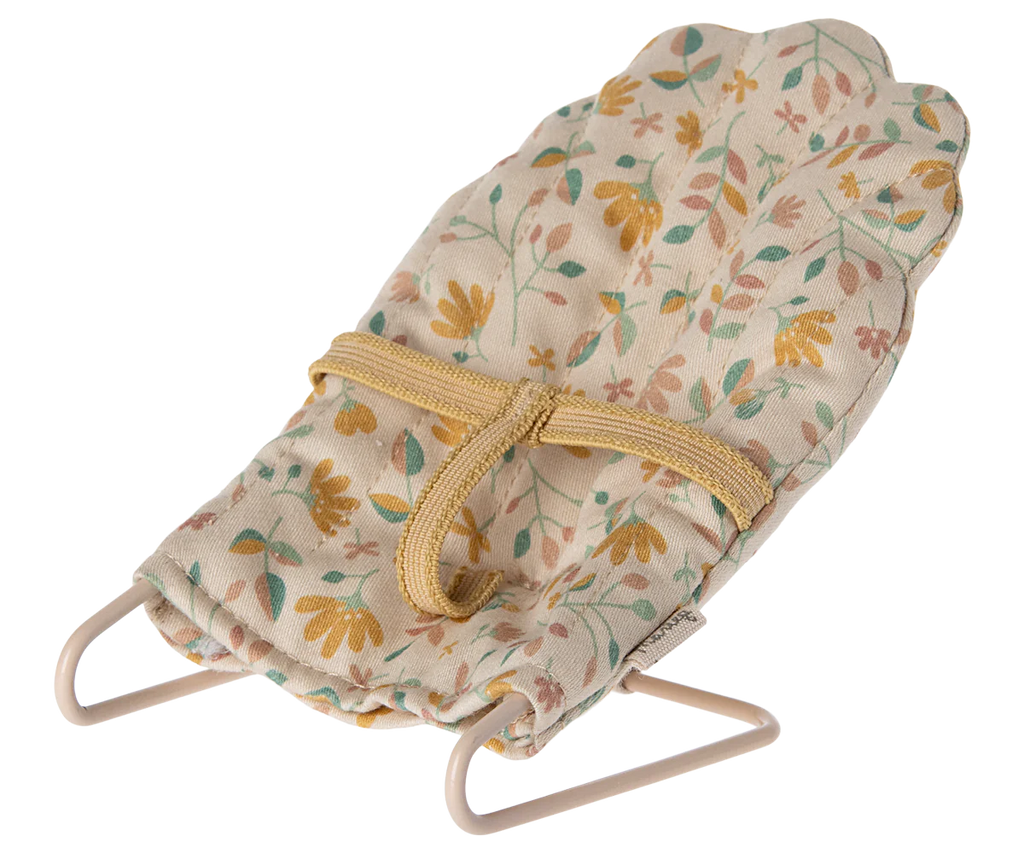 Maileg Babysitter Bounce Chair for My Mouse in Floral