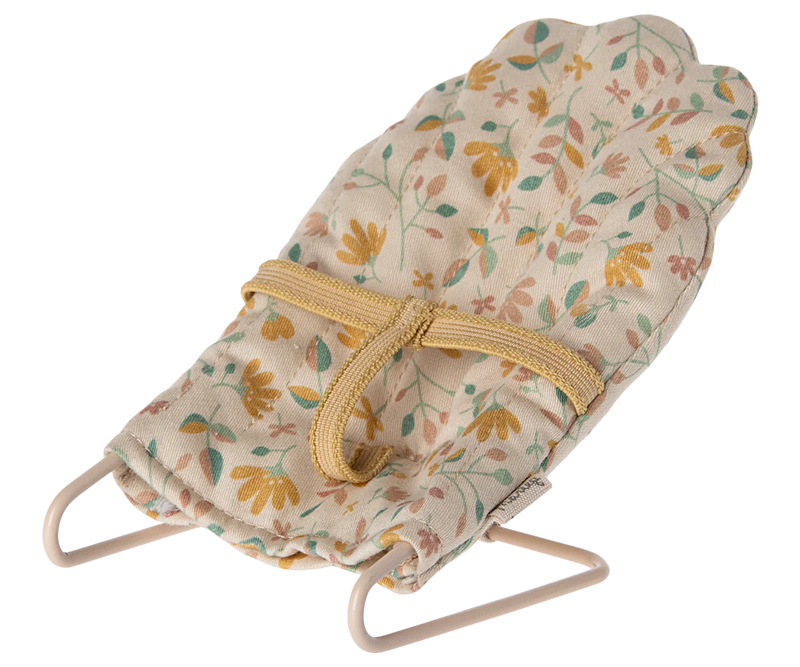 Maileg Babysitter Bounce Chair for My Mouse in Floral