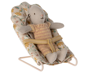 Maileg Babysitter Bounce Chair for My Mouse in Floral