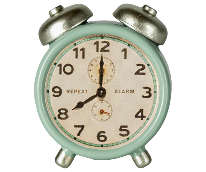 Maileg Mouse Alarm Clock in Mint
