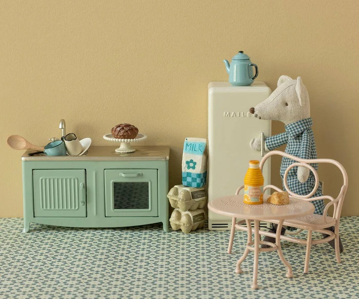 Maileg Cafe Set in Pink for Mice and Rabbits