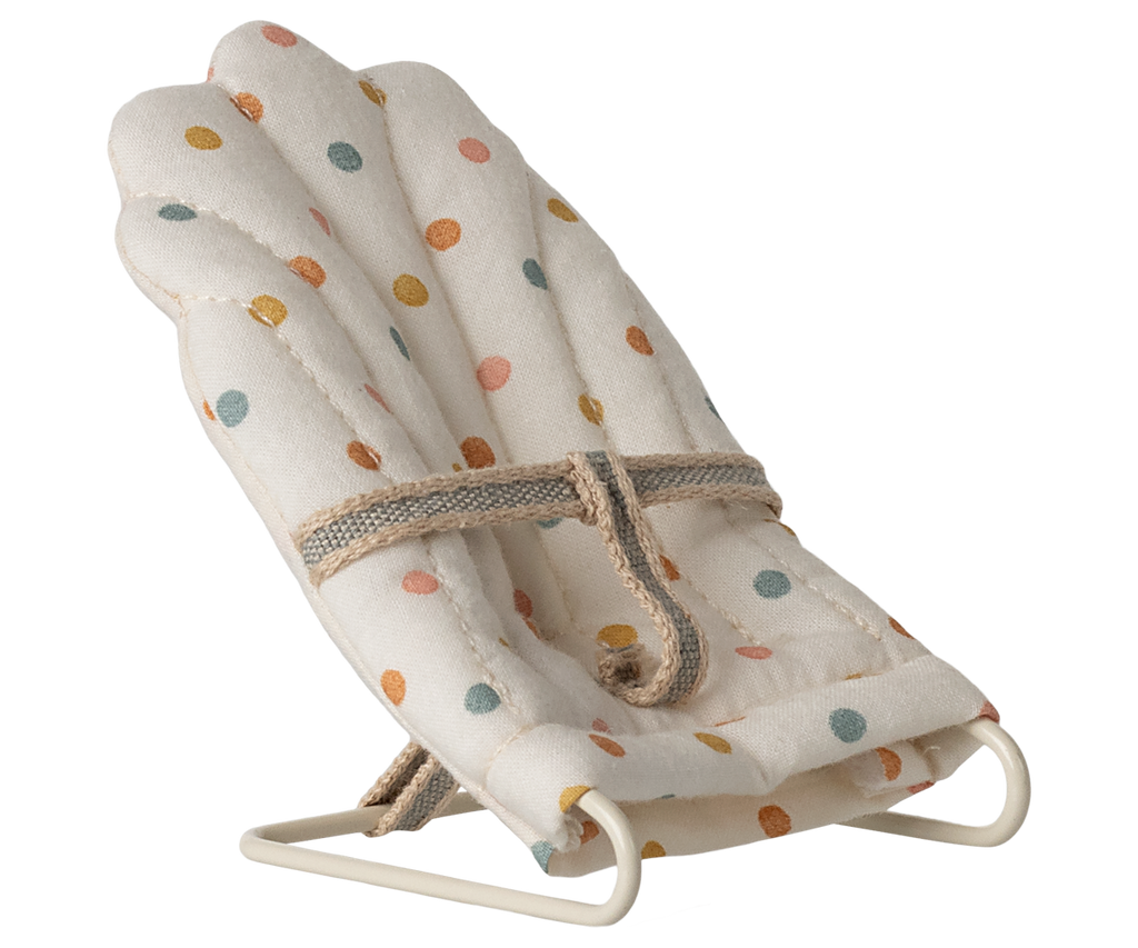 Maileg Babysitter Bounce Chair for My in Multi Dots