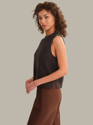 525 America Demi High Neck Crew Tank - Multiple Colors!