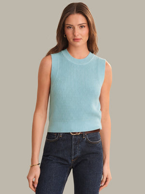 525 America Demi High Neck Crew Tank - Multiple Colors!