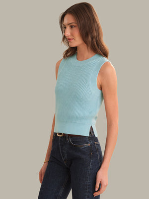 525 America Demi High Neck Crew Tank - Multiple Colors!