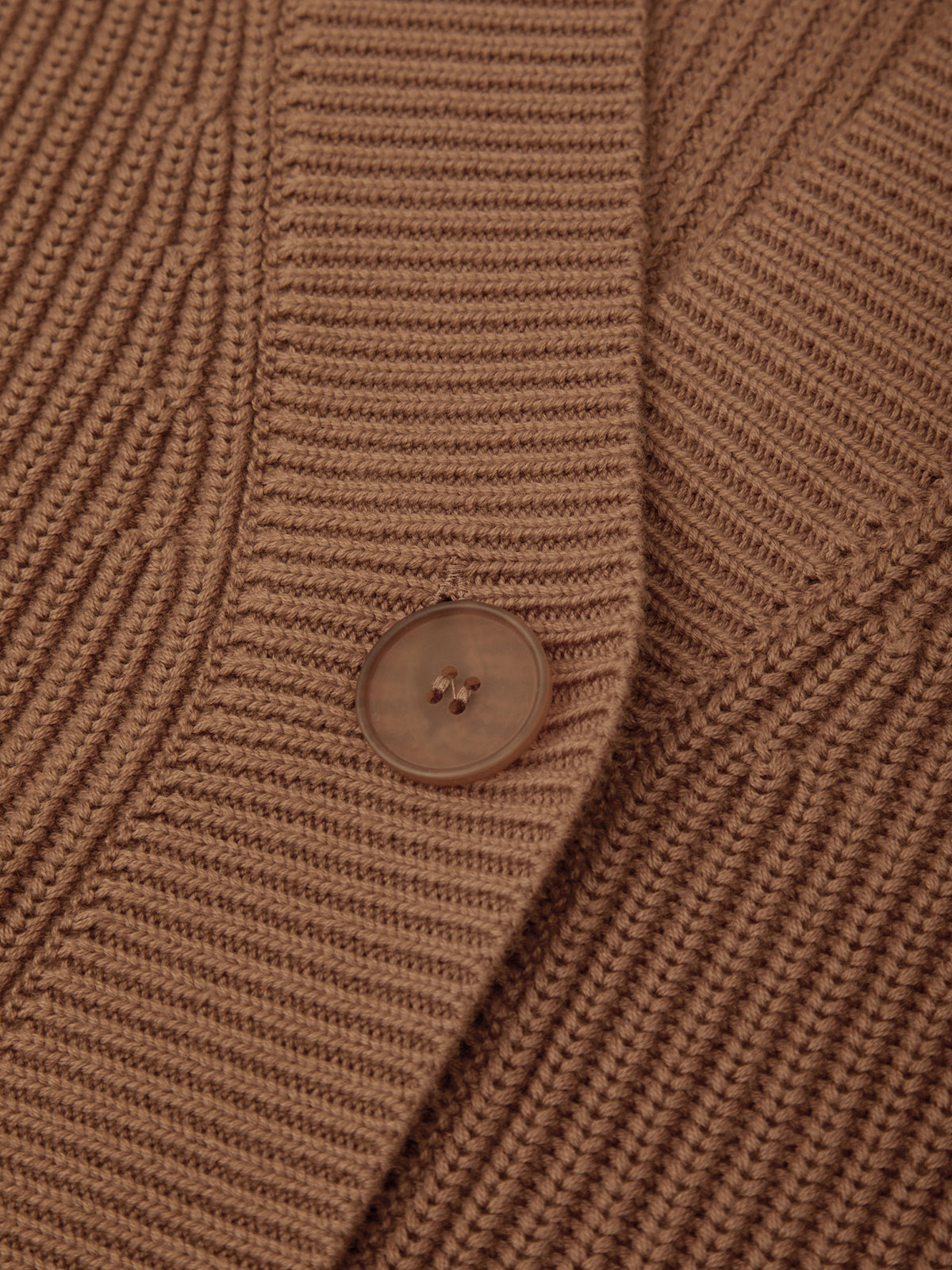 525 America Celeste Relaxed Pocket Cardigan in Carob Brown