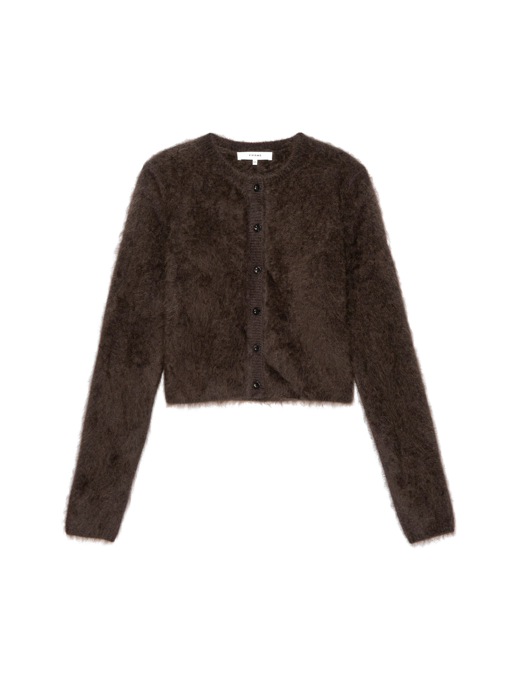 Frame The Teddy Cardigan in Coffee