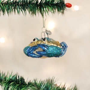 Old World Christmas Blue Crab Ornament