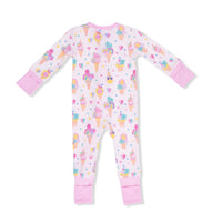 Angel Dear Convertible Romper in Ice Cream Fun Crew