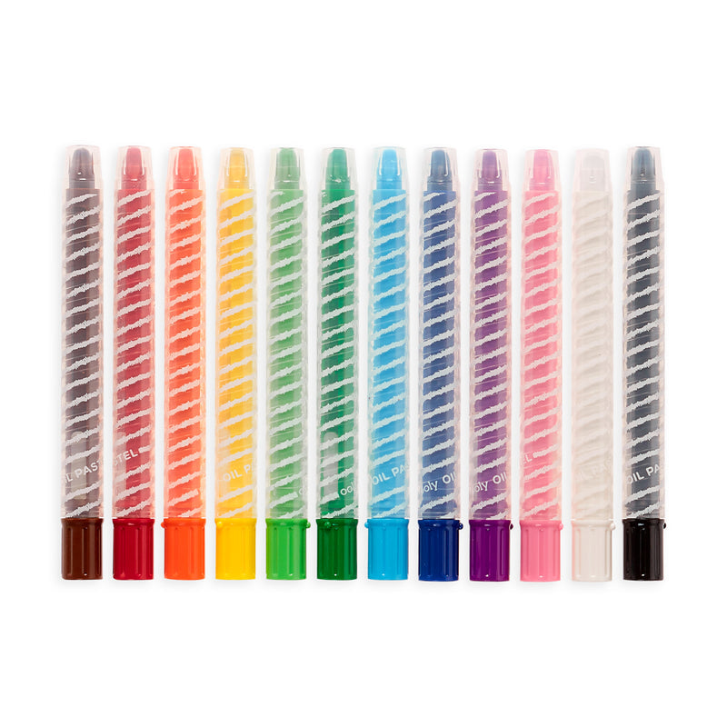 Ooly Twisty Stix Oil Pastels (Set of 12)