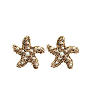 Beth Ladd Collections - Golden Starfish Studs