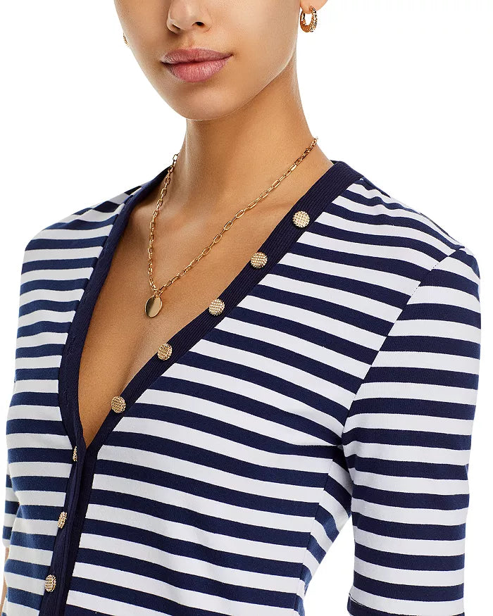 Generation Love Nanya Top in Navy/White