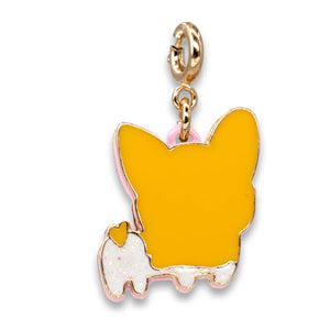 Charm It! Gold Corgi Charm
