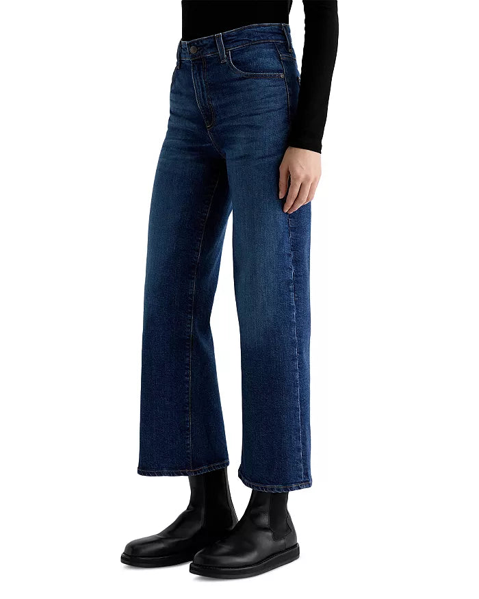 AG Saige Wide Leg Crop Jean in Veiled