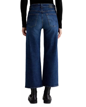 AG Saige Wide Leg Crop Jean in Veiled