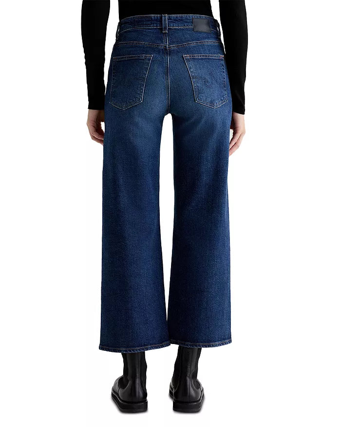 AG Saige Wide Leg Crop Jean in Veiled