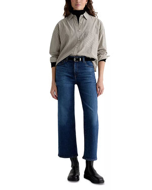 AG Saige Wide Leg Crop Jean in Veiled