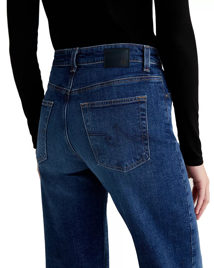 AG Saige Wide Leg Crop Jean in Veiled