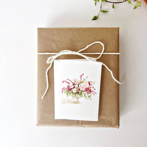 emily lex studio Pink bouquet mini enclosure notecard