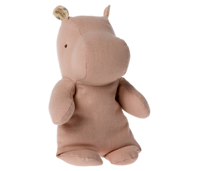 Maileg Safari Friends Small Hippo in Soft Rose