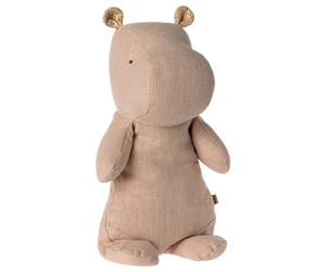 Maileg Safari Friends Medium Hippo in Light Rose