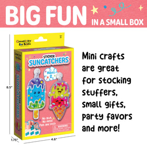 Faber-Castell Sticker Suncatchers Mini Craft Kit for Kids