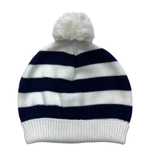 A Soft Idea Striped Pom Pom Baby Hat - Multiple Colors!