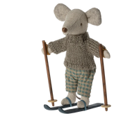 Maileg  Big Brother Winter Mouse with Ski Set