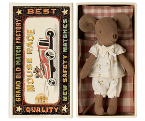 Maileg Big Sister Mouse in a Matchbox