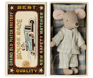 Maileg Big Brother Mouse in a Matchbox