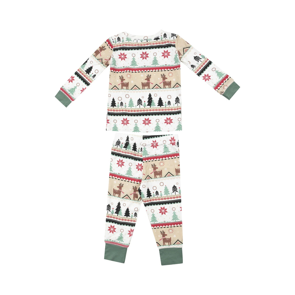 Angel Dear Loungewear Set in Reindeer Faire Isle