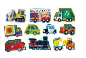 Crocodile Creek Piece Let's Begin Vehicles Puzzle